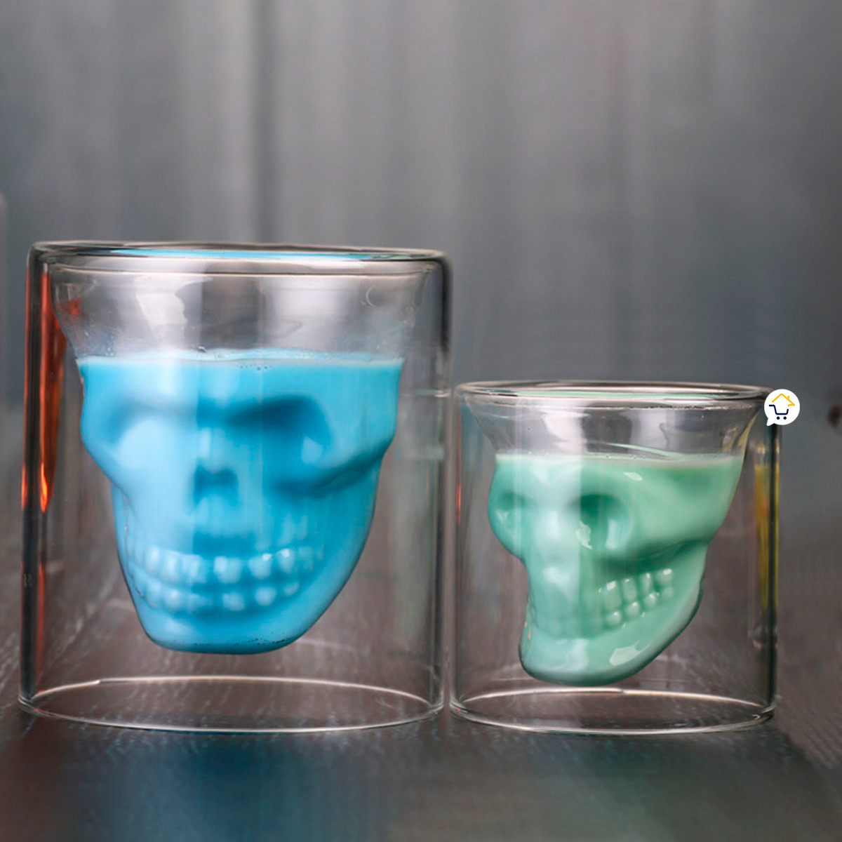 Copa Calavera 3D 25Ml Copa VC3D25M